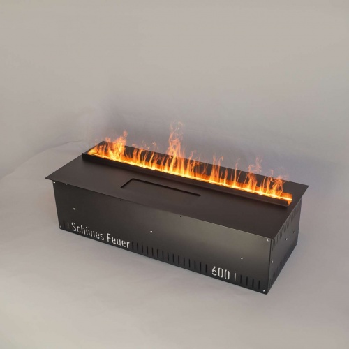 Электроочаг Schönes Feuer 3D FireLine 600 Pro со стальной крышкой в Калининграде