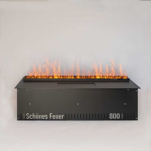 Электроочаг Schönes Feuer 3D FireLine 800 Pro со стальной крышкой в Калининграде