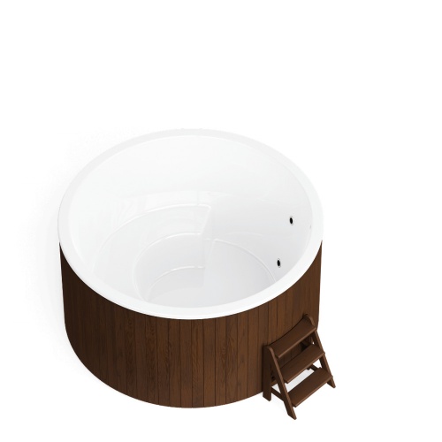 Купель круглая PolarSpa COMFORT FAMILY COLD 220 Термоясень
