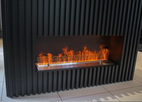Электроочаг Schönes Feuer 3D FireLine 1000 со стальной крышкой в Калининграде